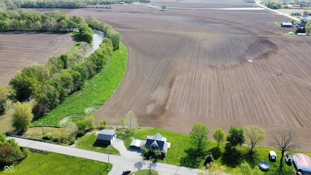 drone / aerial view with a rural view