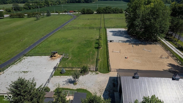 2450 S US-421, Zionsville, IN 46077 - drone / aerial view featuring a rural view