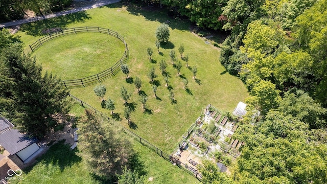 2450 S US-421, Zionsville, IN 46077 - birds eye view of property featuring a rural view