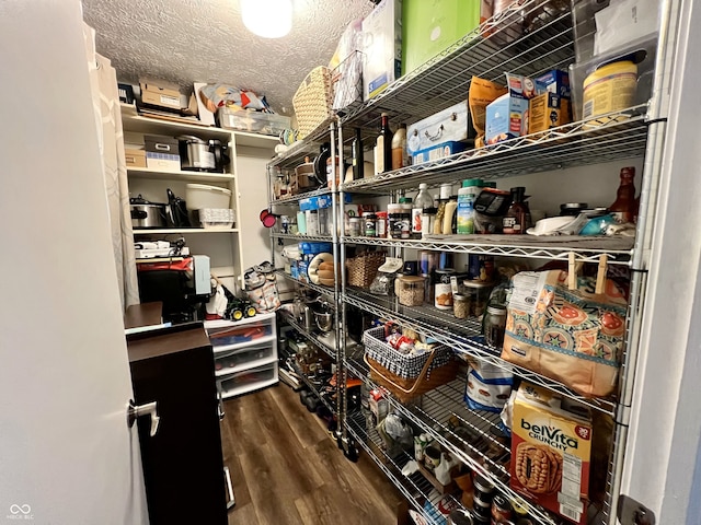 view of storage area