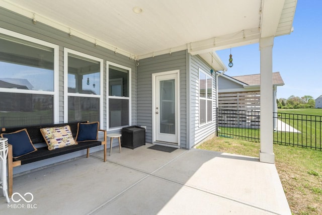 75 Hovden Dr, Cicero, IN 46034 - view of patio / terrace featuring fence