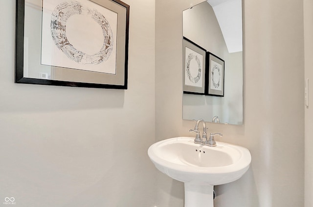 bathroom with a sink