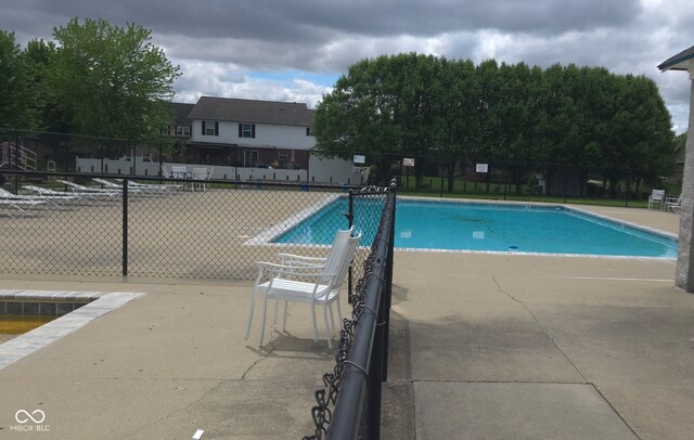 745 S Summerhaven Ct, New Palestine, IN 46163 - pool featuring a patio area and fence