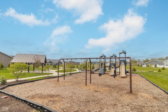 192 Lynnette Way, Cumberland, IN 46229 - community playground with a yard and a residential view
