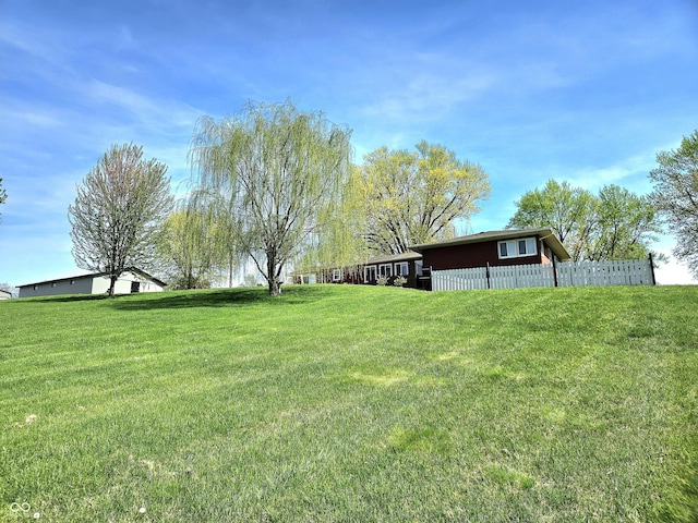 1647 State Ferry Rd, Solsberry, IN 47459 - view of yard featuring fence