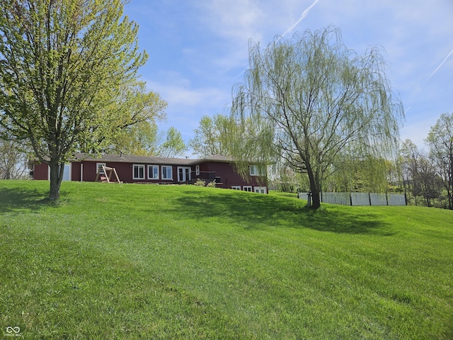1647 State Ferry Rd, Solsberry, IN 47459 - view of yard with fence