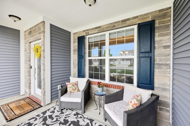 9359 Foudray Cir N, Avon, IN 46123 - view of patio / terrace with a porch