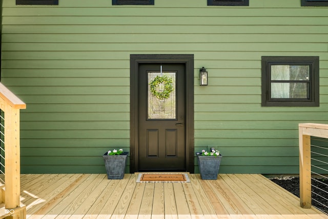 view of entrance to property
