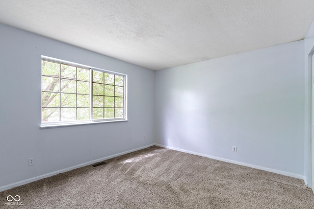 6638 Sunbury Dr, Indianapolis, IN 46241 - spare room with baseboards, carpet flooring, a textured ceiling, and visible vents