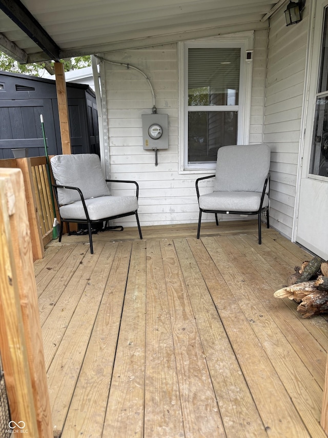 view of deck