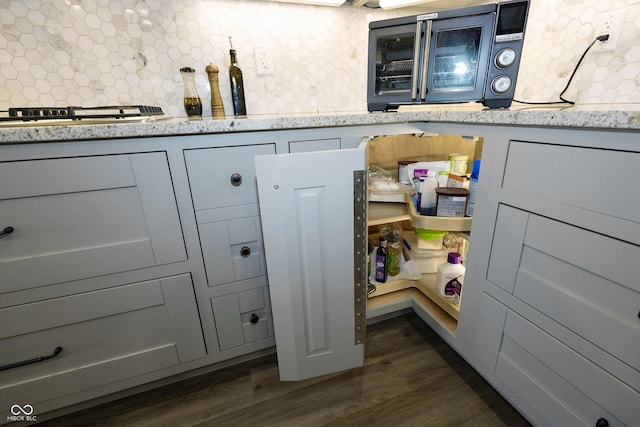 interior space featuring a toaster