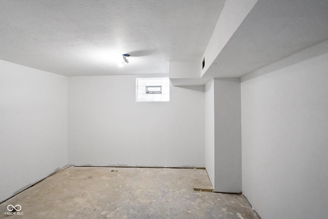 1417 E Michigan St, Indianapolis, IN 46201 - below grade area featuring a textured ceiling