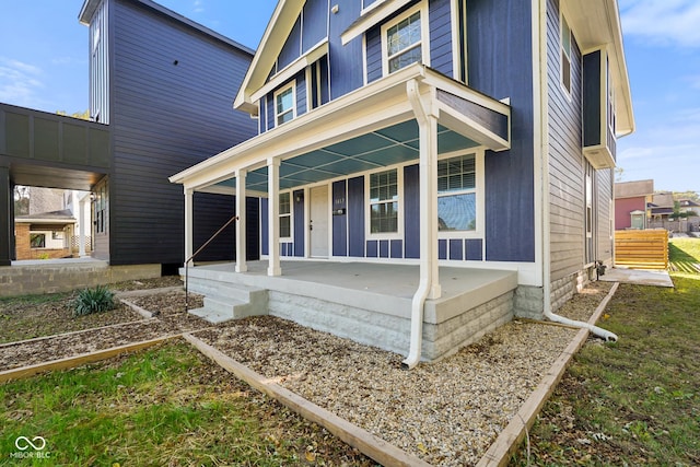 1417 E Michigan St, Indianapolis, IN 46201 - view of front of home with covered porch