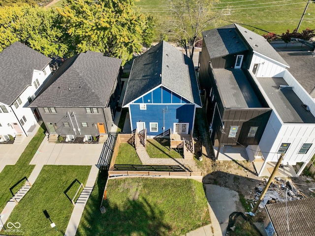 1417 E Michigan St, Indianapolis, IN 46201 - drone / aerial view featuring a residential view