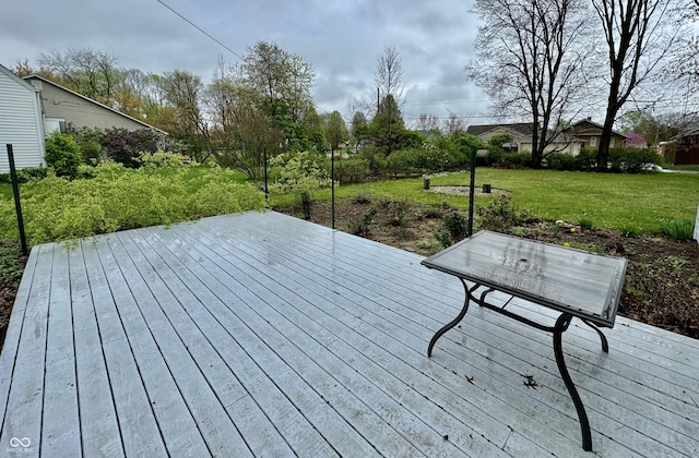 2405 Sycamore St, Columbus, IN 47201 - deck with a lawn