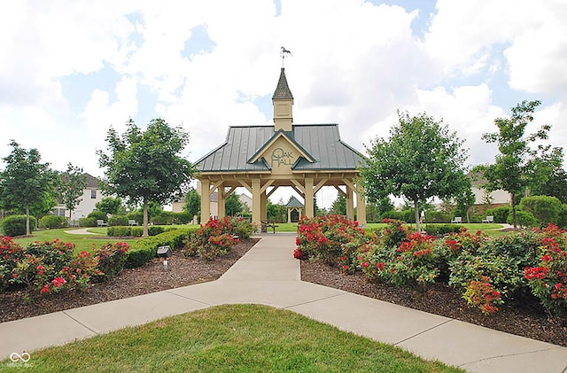 view of home's community with a gazebo