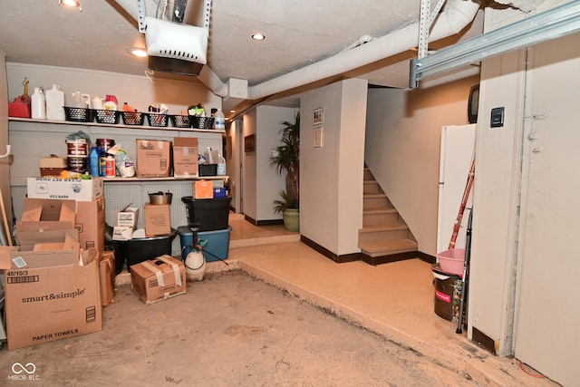 114 E 27th St, Indianapolis, IN 46205 - basement featuring stairway