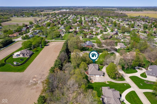 birds eye view of property featuring a residential view