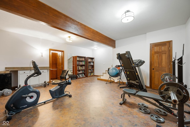 view of workout room
