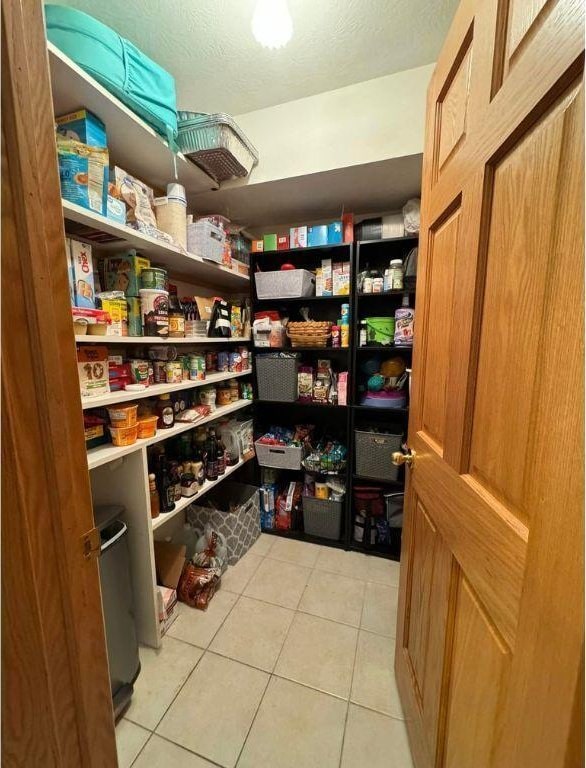 view of pantry