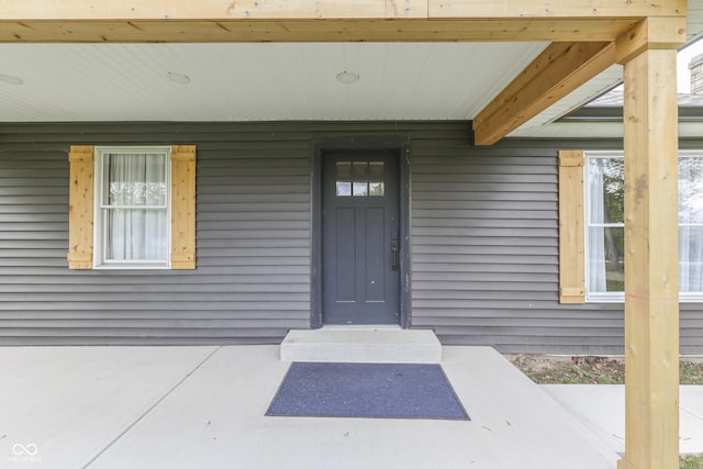 view of property entrance