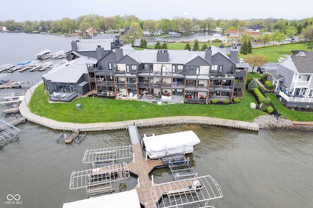 102 Clarendon Dr Unit 506, Noblesville, IN 46062 - bird's eye view featuring a water view