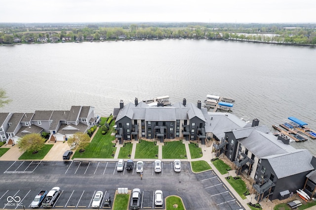 102 Clarendon Dr Unit 506, Noblesville, IN 46062 - bird's eye view featuring a water view