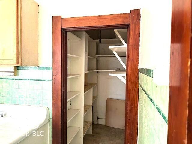 view of pantry
