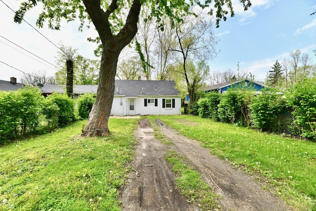 3109 Forest Manor Ave, Indianapolis, IN 46218 - view of front facade with fence and driveway