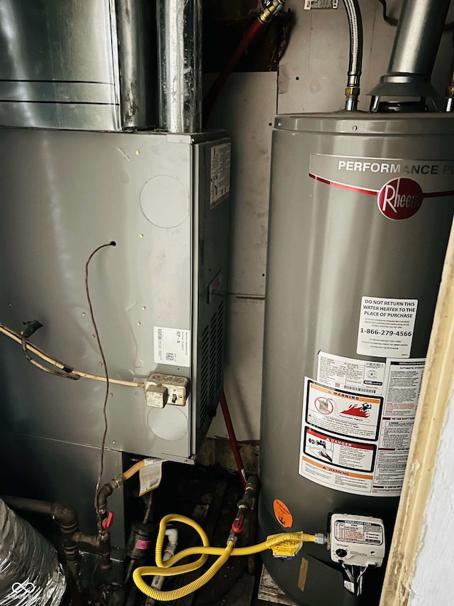 utilities featuring water heater