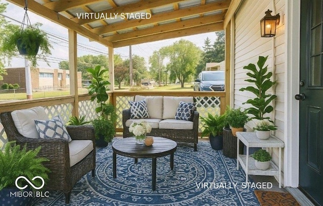 328 E Laurel St, Seymour, IN 47274 - sunroom / solarium with an outdoor hangout area