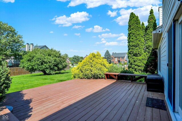 10746 Gateway Dr, Fishers, IN 46037 - view of wooden deck