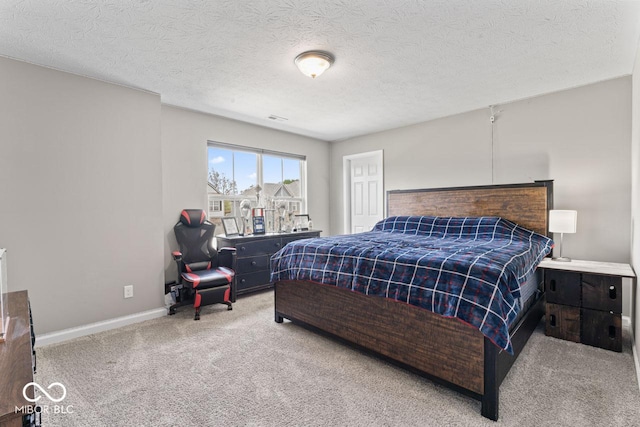 5363 Citadel Dr, Noblesville, IN 46062 - carpeted bedroom with baseboards and a textured ceiling