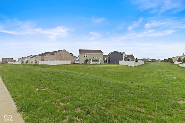 5845 Cresswell Ln, Whitestown, IN 46075 - view of yard featuring a residential view