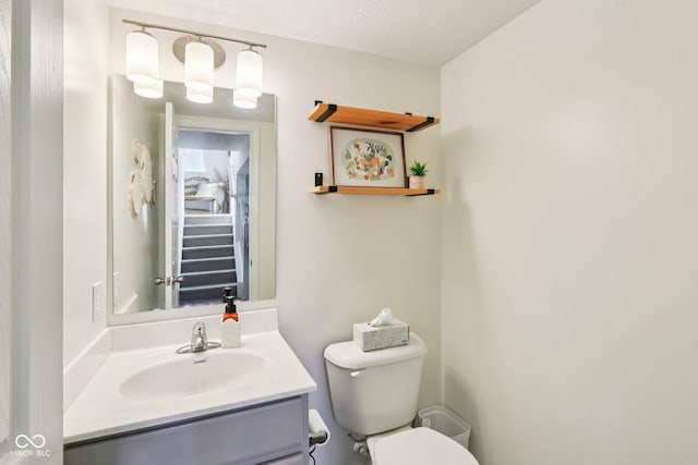 5845 Cresswell Ln, Whitestown, IN 46075 - half bathroom with toilet and vanity