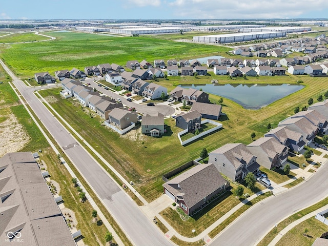 5845 Cresswell Ln, Whitestown, IN 46075 - aerial view of property and surrounding area with nearby suburban area and a nearby body of water
