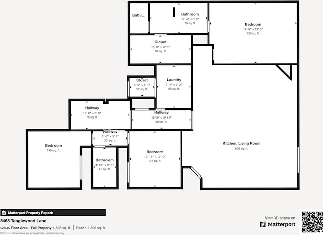 5465 Tanglewood Ln, Whitestown, IN 46075 - plan