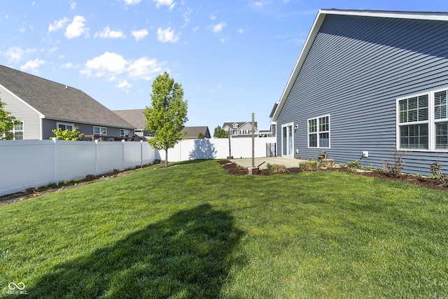 5465 Tanglewood Ln, Whitestown, IN 46075 - view of yard featuring a patio and fence