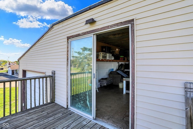 view of deck