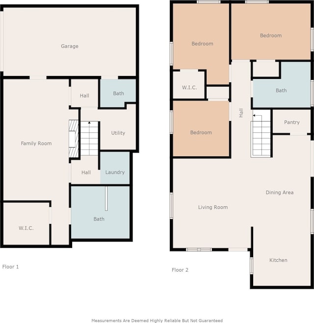 2263 N Rural St, Indianapolis, IN 46218 - floor plan / room layout