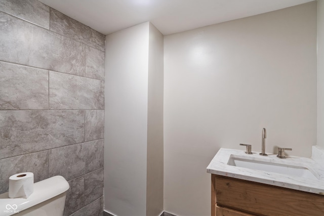 2263 N Rural St, Indianapolis, IN 46218 - bathroom with toilet and vanity