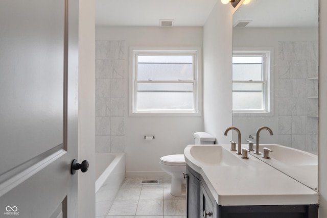 2263 N Rural St, Indianapolis, IN 46218 - bathroom featuring toilet, vanity, and baseboards