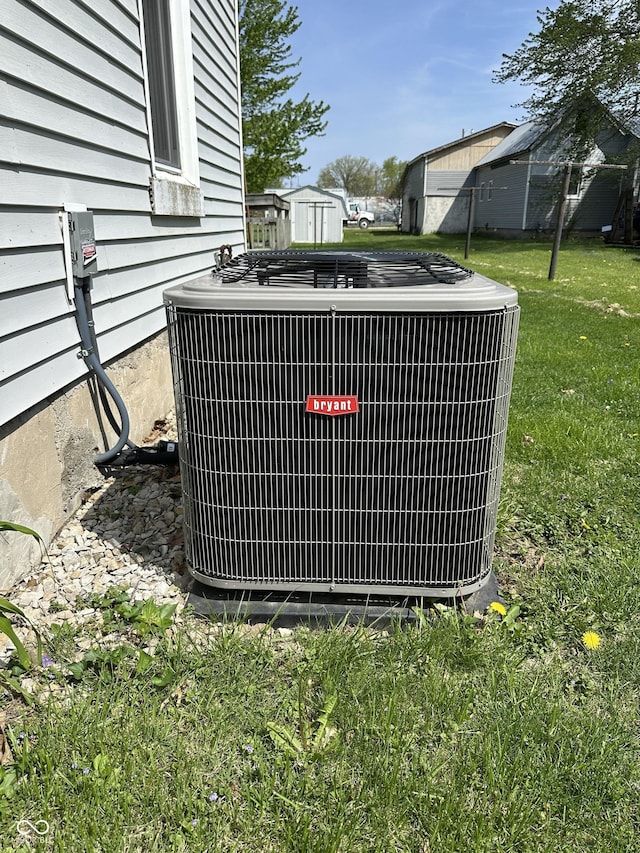 details featuring central AC unit