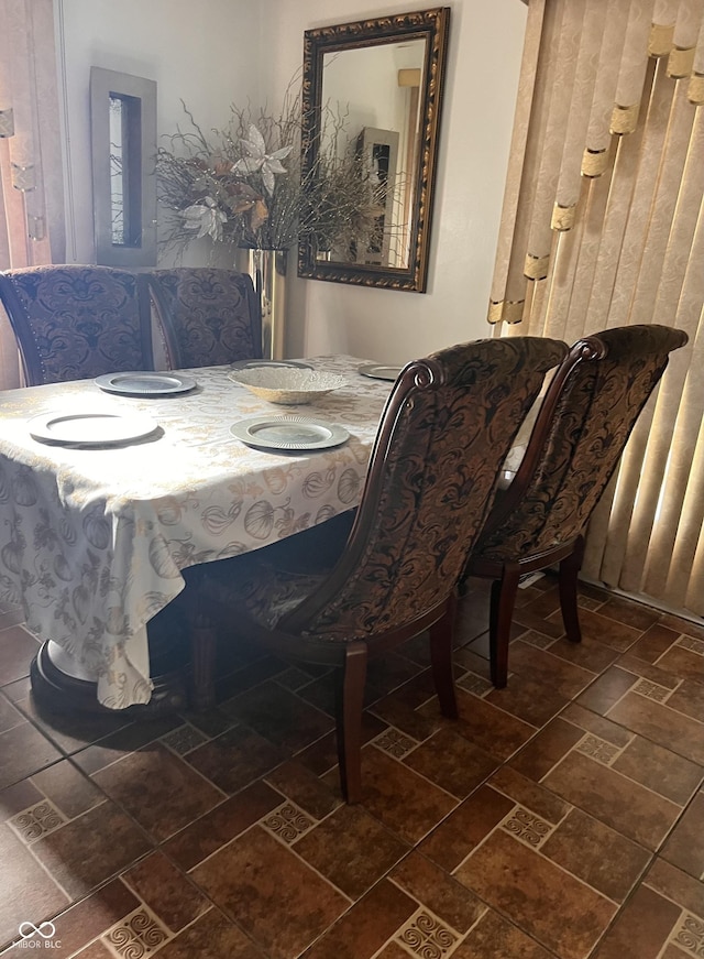 view of dining space