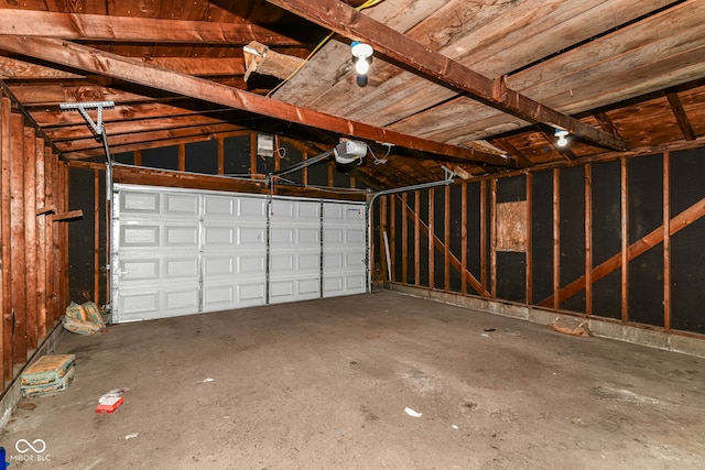 319 S Randolph St, Indianapolis, IN 46201 - garage featuring a garage door opener