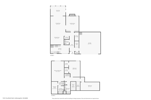 1030 Stratford Hall Unit 17-3, Indianapolis, IN 46260 - room layout