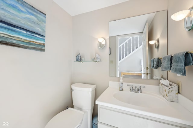 1030 Stratford Hall Unit 17-3, Indianapolis, IN 46260 - half bath with toilet and vanity