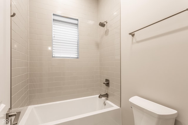 full bath featuring shower / bathtub combination and toilet