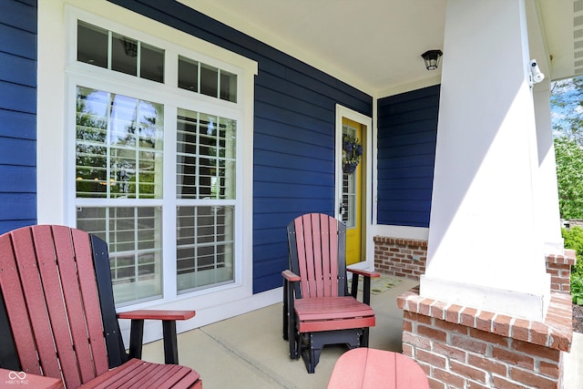 view of patio / terrace featuring a porch