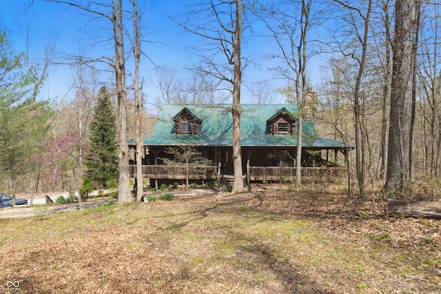 4840 N Templin Rd, Martinsville, IN 46151 - view of yard featuring a porch